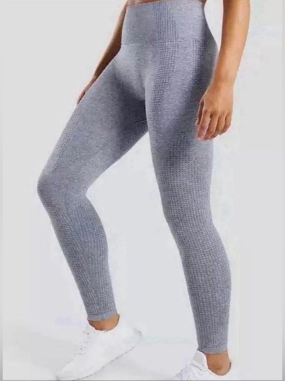 High waisted yoga Leggings in Grey size L 10/12